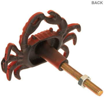 Crab Metal Knob. SET OF 6. FREE SHIPPING - Artisticspacedecor
